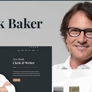 JACK BAKER WRITER RESPONSIVE WORDPRESS THEME