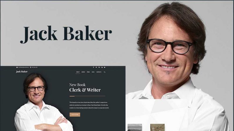 JACK BAKER WRITER RESPONSIVE WORDPRESS THEME